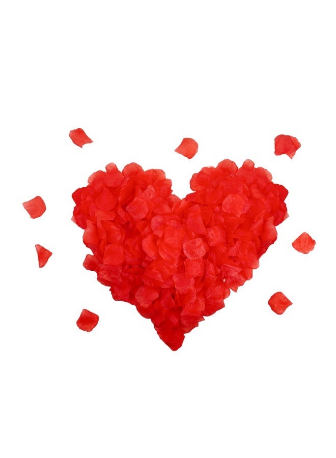 Party Magic 100g Red Rose Petals – Natural-Look Artificial Petals for Romantic Proposals, Weddings & Valentine’s Decor - Image 1